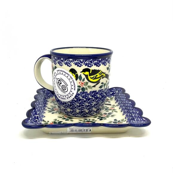 Polish Pottery Teapot Set from Zaklady Ceramiczne Boleslawiec - Picture 8 of 10
